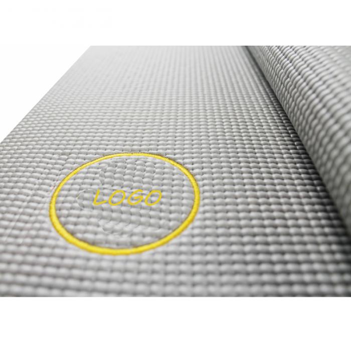 2-TONE PVC YOGA MAT.GREY