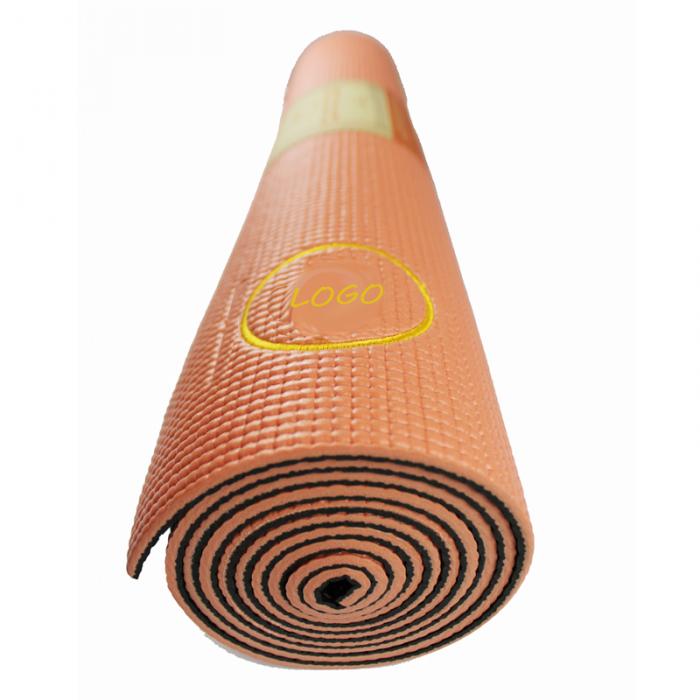 2-TONE PVC YOGA MAT.ORANGE