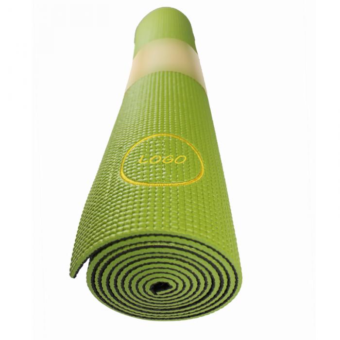 2-TONE PVC YOGA MAT.GREEN