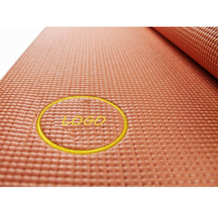 2-TONE PVC YOGA MAT.ORANGE