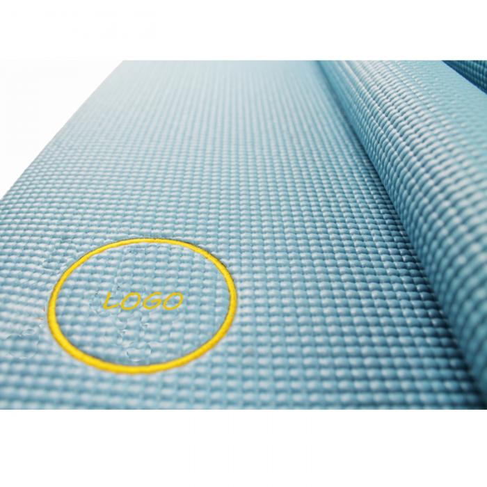 2-TONE PVC YOGA MAT.BLUE