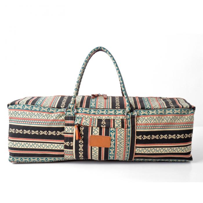 Travelling yoga mat bag carrier