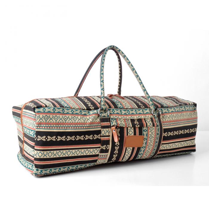 Travelling yoga mat bag carrier