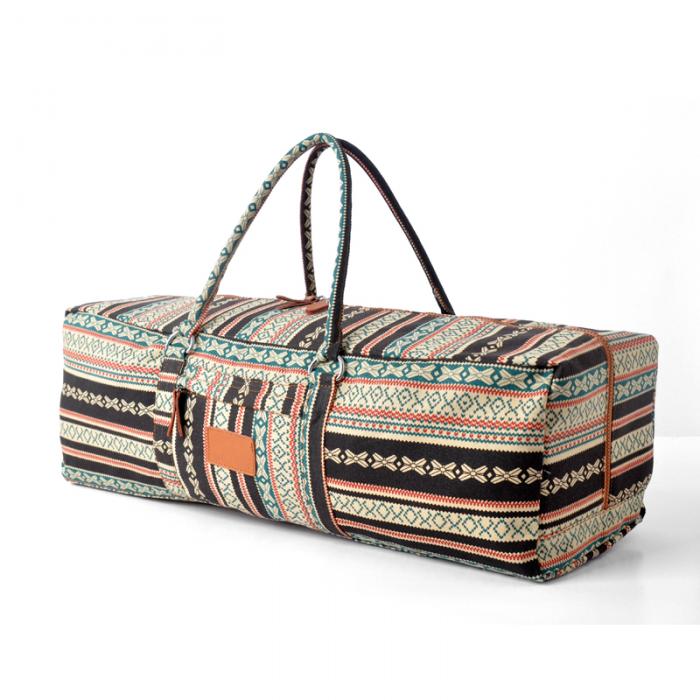 Travelling yoga mat bag carrier