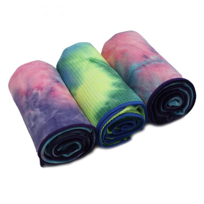 Waffle Silicon Yoga Towel Tie-Dye.G