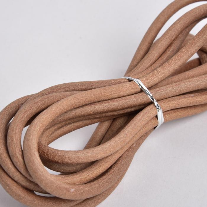 Leather Jump Rope with Wood Handles