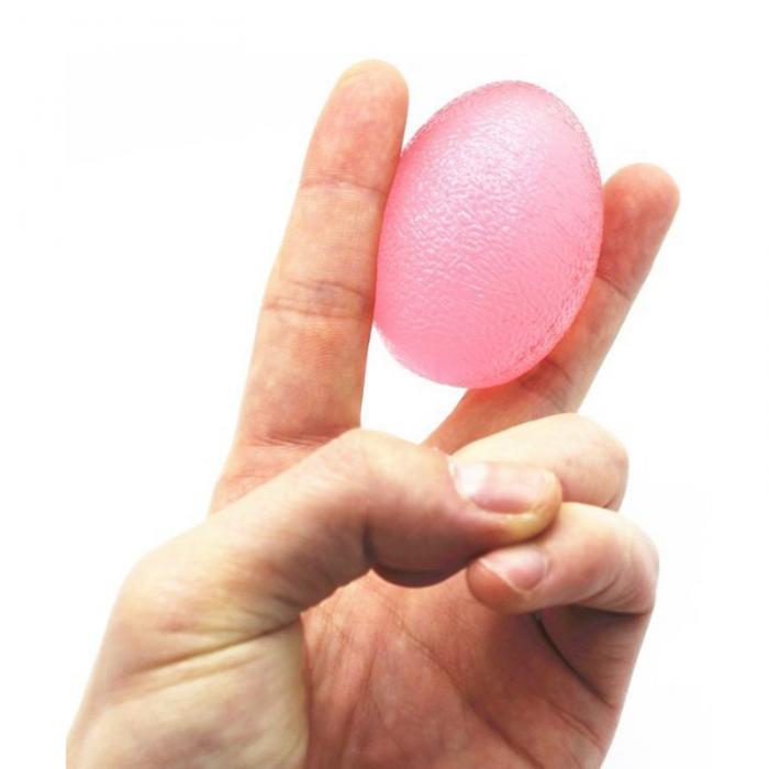 Hand Therapy Exercise Ball Kit. Egg Shape S2