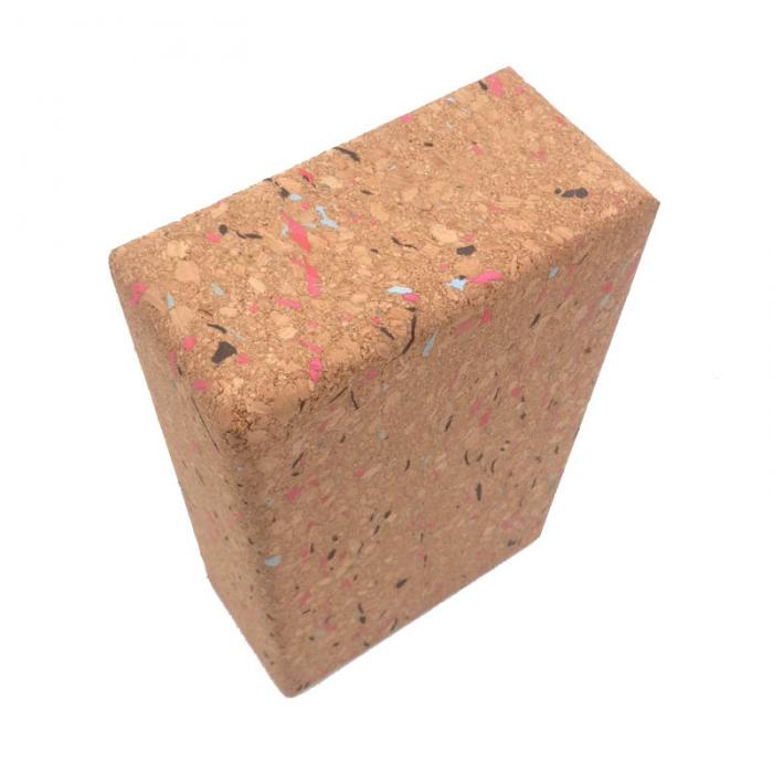 Rainbow CORK YOGA BLOCK