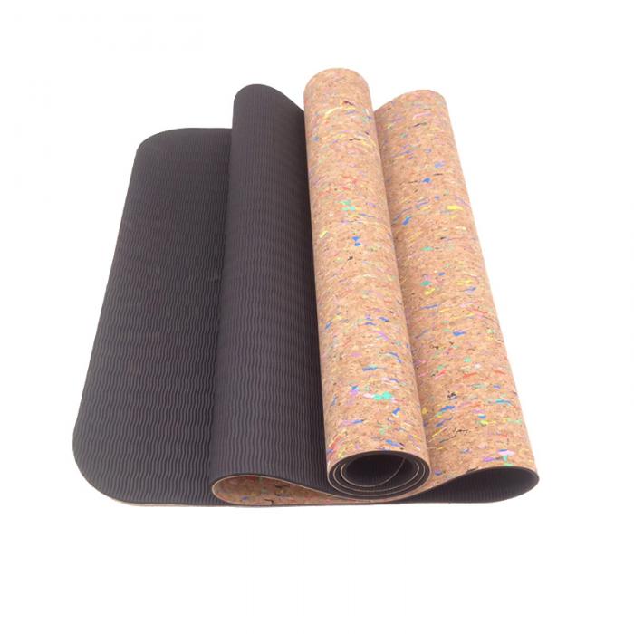 Cork TPE yoga mat