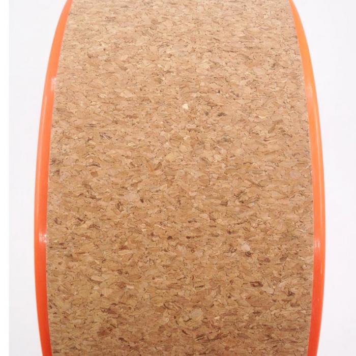 Cork yoga wheel
