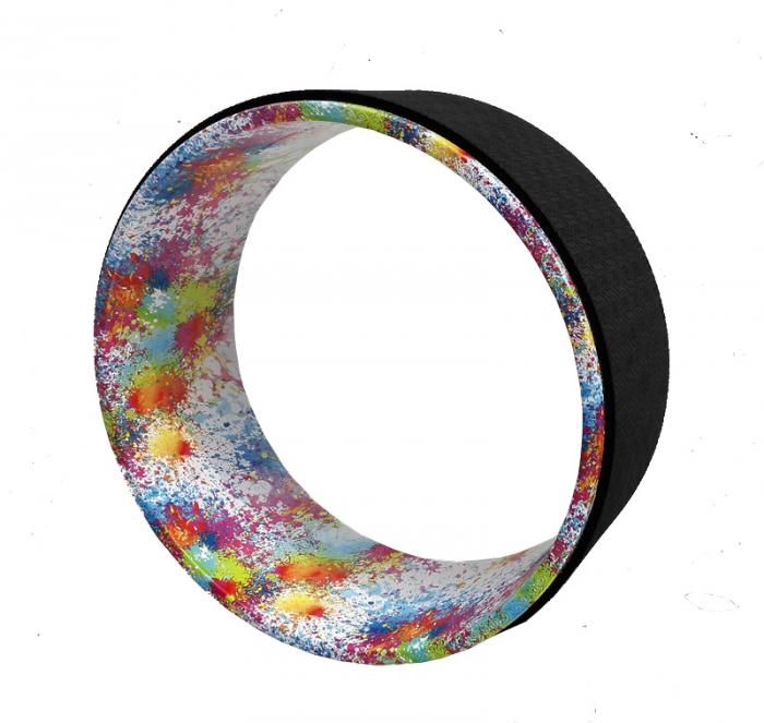 Printing yoga wheel