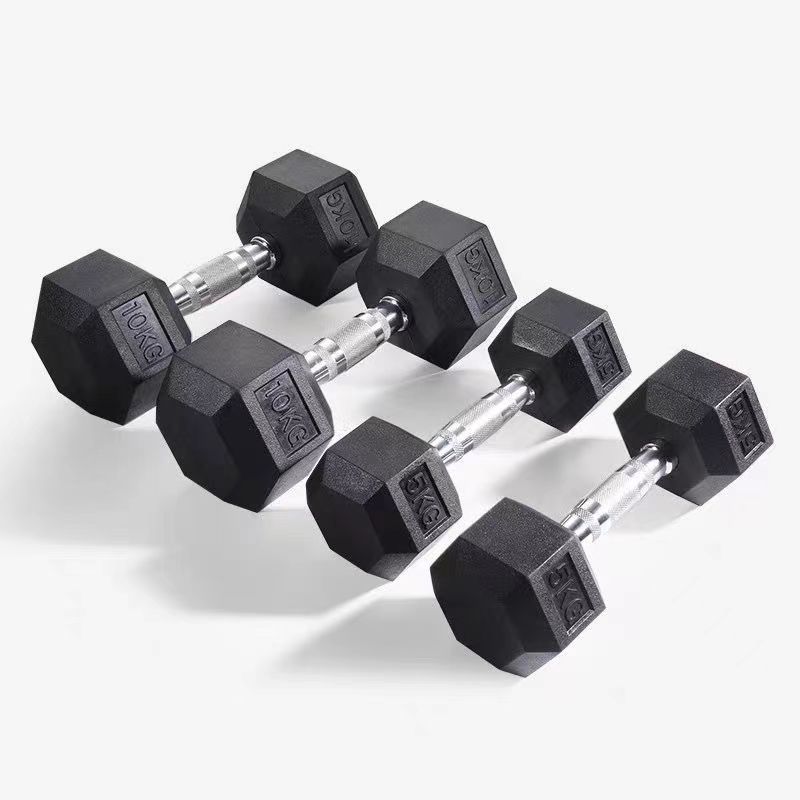Rubber Hex Dumbbell Hand Weight