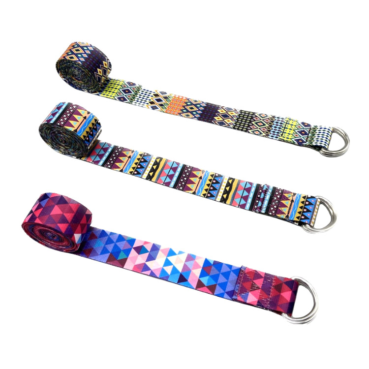 Printing-colored Yoga Strap